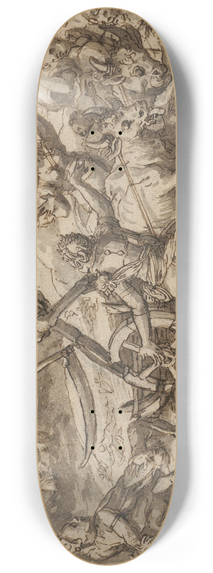 Christoph Murer - Triumph of death 8.25 inch art skate deck