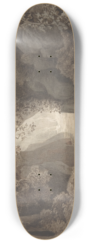 Christoph Nathe - Wooded Landscape with a Creek 8.25 inch art skate deck