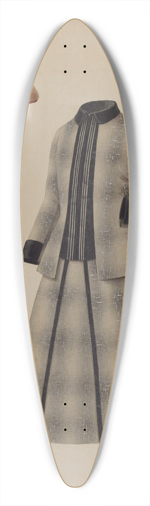 Louis Maldarelli - Dolls Suit and Hat 39.3 inch art pintail longboard deck