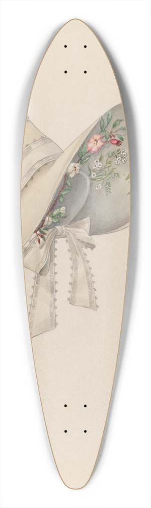 Louis Maldarelli - Wedding Bonnet 39.3 inch art pintail longboard deck