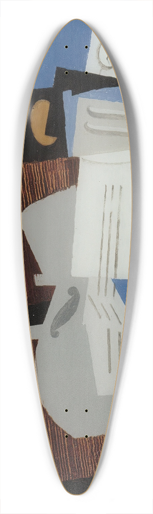 Louis Marcoussis - Composition 39.3 inch art pintail longboard deck