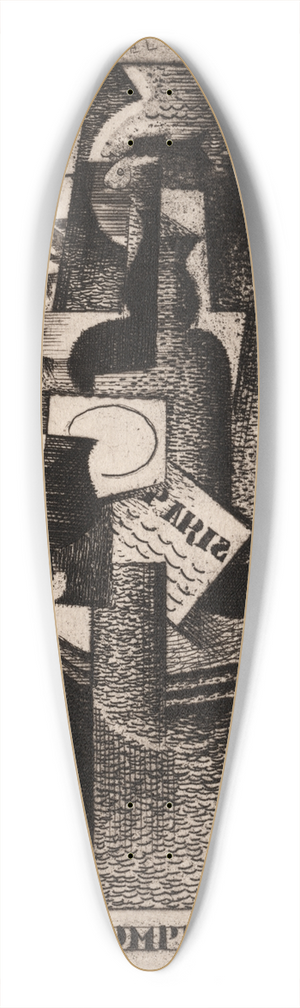 Louis Marcoussis - The Bar 39.3 inch art pintail longboard deck