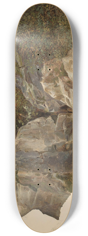 Chrystian Breslauer - Mountain landscape, sketch 8.25 inch art skate deck