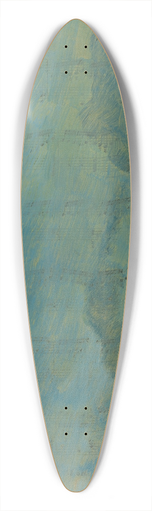 Louis Michel Eilshemius - Pale Blue Landscape 39.3 inch art pintail longboard deck