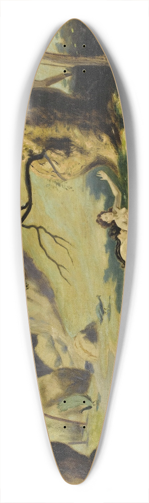 Louis Michel Eilshemius - The Intruder 39.3 inch art pintail longboard deck