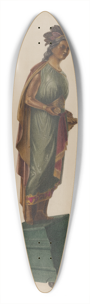 Louis Plogsted - Cigar Store Indian 39.3 inch art pintail longboard deck