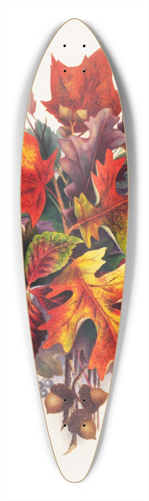 Louis Prang - Autumn Leaves 39.3 inch art pintail longboard deck