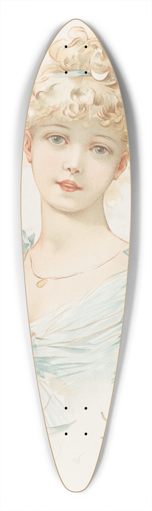 Louis Prang - Portrait of a Woman II 39.3 inch art pintail longboard deck Louis Prang - Portrait of a Woman II 39.3 inch art pintail longboard deck