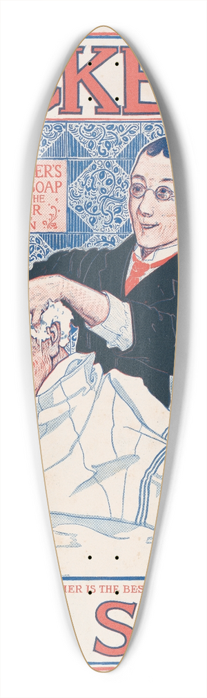 Louis Rhead - Packers tar soap 39.3 inch art pintail longboard deck Louis Rhead - Packers tar soap 39.3 inch art pintail longboard deck