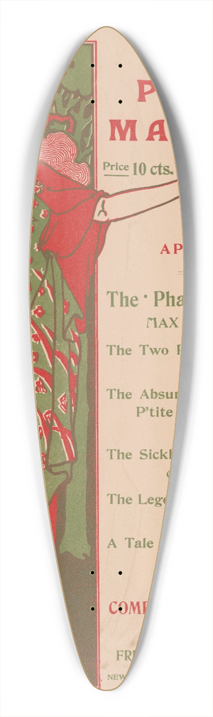 Louis Rhead - The Pocket magazine 39.3 inch art pintail longboard deck Louis Rhead - The Pocket magazine 39.3 inch art pintail longboard deck