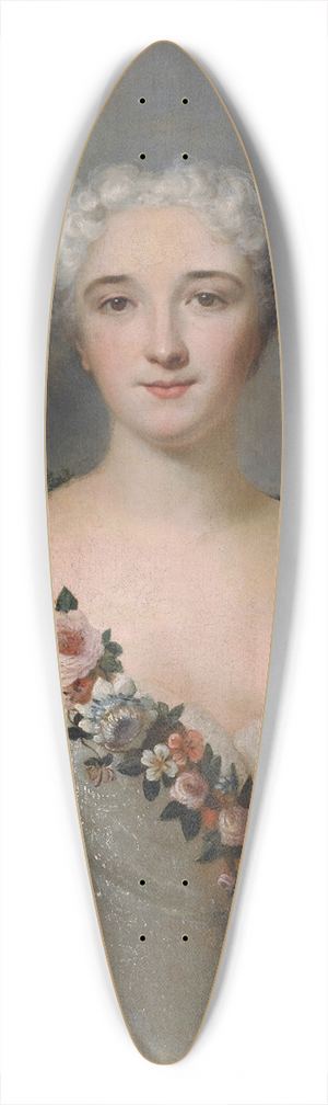 Louis Tocqu - Portrait of a Lady 39.3 inch art pintail longboard deck