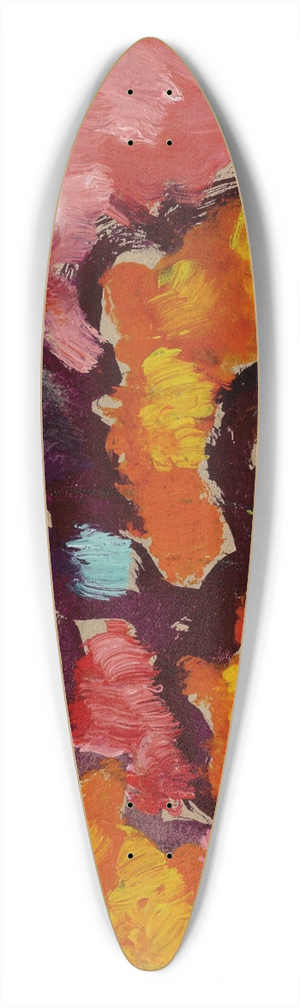 Louis Valtat - Fleurs 39.3 inch art pintail longboard deck