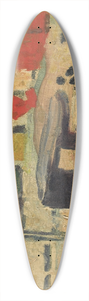 Louis Valtat - Le Taxi (Boulevard  Paris) 39.3 inch art pintail longboard deck
