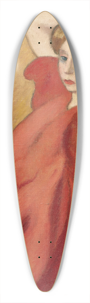 Louis Valtat - Portrait de Mme Valtat les mains derrire la tte 39.3 inch art pintail longboard deck