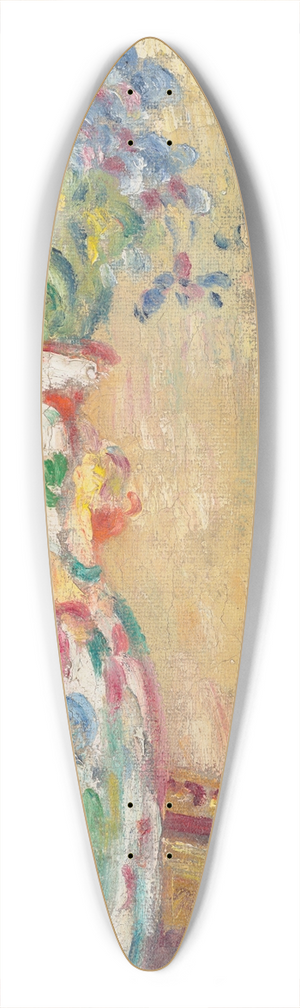 Louis Valtat - Vase au miroir 39.3 inch art pintail longboard deck