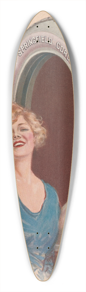 Lou Mayer - Keep Smiling with Kellys 39.3 inch art pintail longboard deck