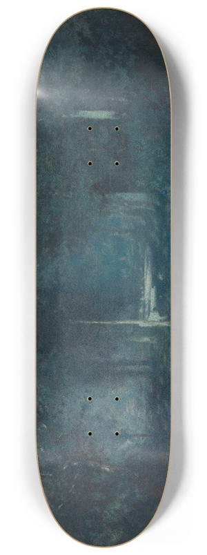 Adrien-Joseph Heymans - Wood by Moonlight 8.25 inch art skate deck