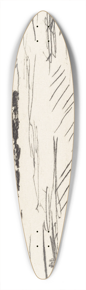 Lovis Corinth - Landscape with Dunes (Dnenlandschaft) 39.3 inch art pintail longboard deck