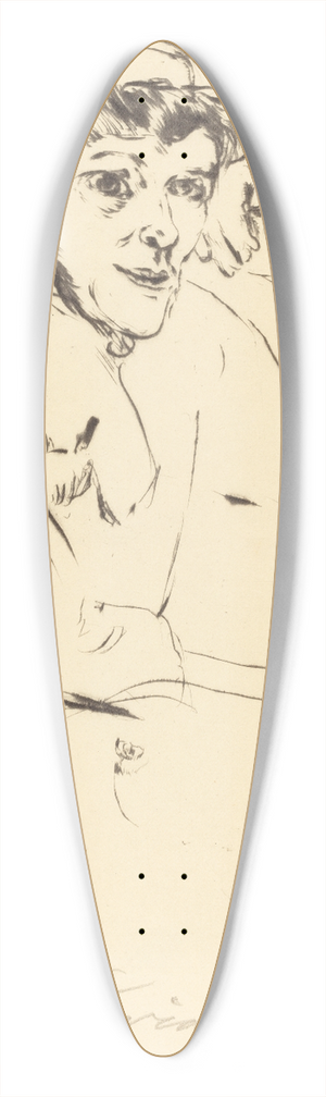 Lovis Corinth - Nurse (Pflegerin) 39.3 inch art pintail longboard deck Lovis Corinth - Nurse (Pflegerin) 39.3 inch art pintail longboard deck