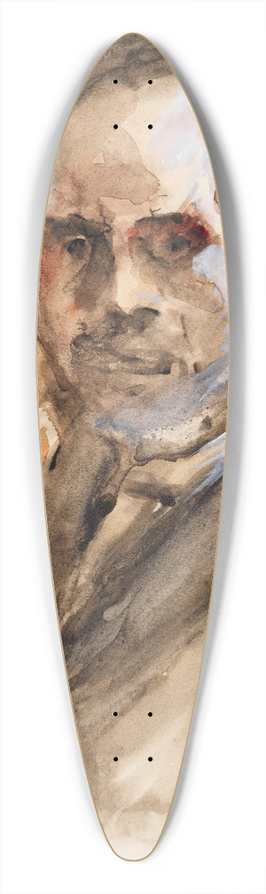 Lovis Corinth - Selbstbildnis 39.3 inch art pintail longboard deck
