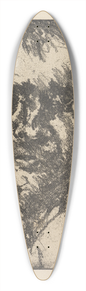 Lovis Corinth - Selbstbildnis 39.3 inch art pintail longboard deck