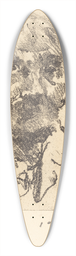 Lovis Corinth - Self-Portrait (Selbstbildnis) 39.3 inch art pintail longboard deck