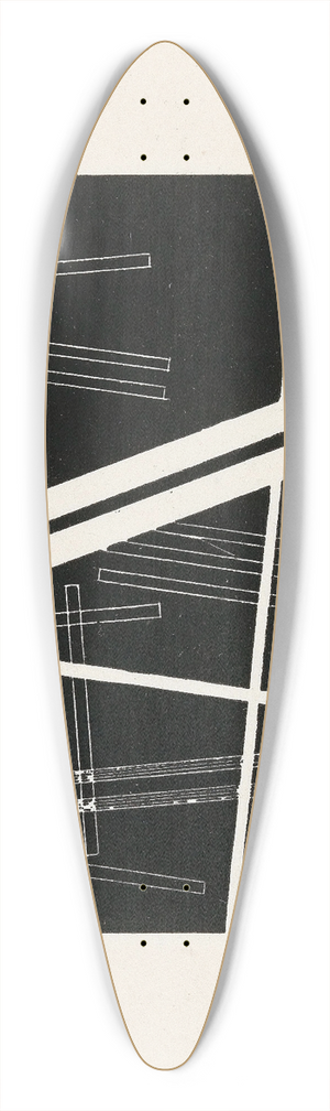 Lszl Moholy-Nagy - Untitled composition 39.3 inch art pintail longboard deck