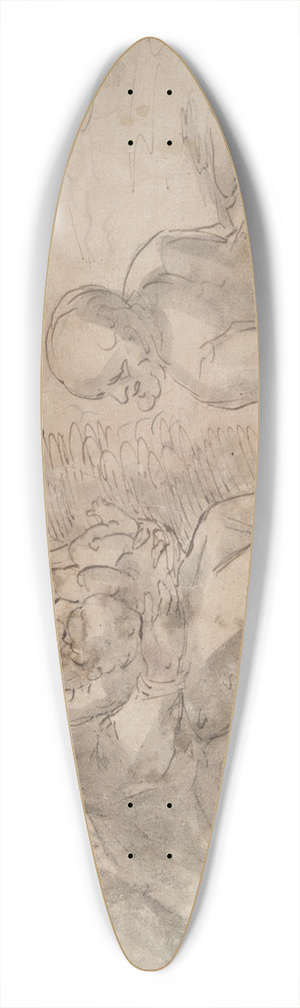 Luca Cambiaso - Rest on the Flight intoEgypt 39.3 inch art pintail longboard deck