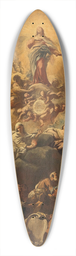 Luca Giordano - The Assumption Of The Virgin 39.3 inch art pintail longboard deck