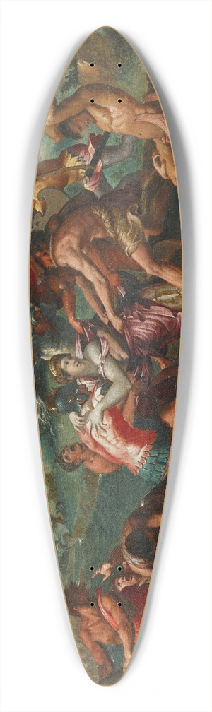 Luca Penni - The abduction of Helen of Troy 39.3 inch art pintail longboard deck
