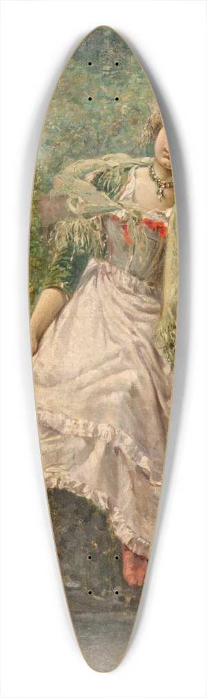 Luca Postiglione - Reverie 39.3 inch art pintail longboard deck