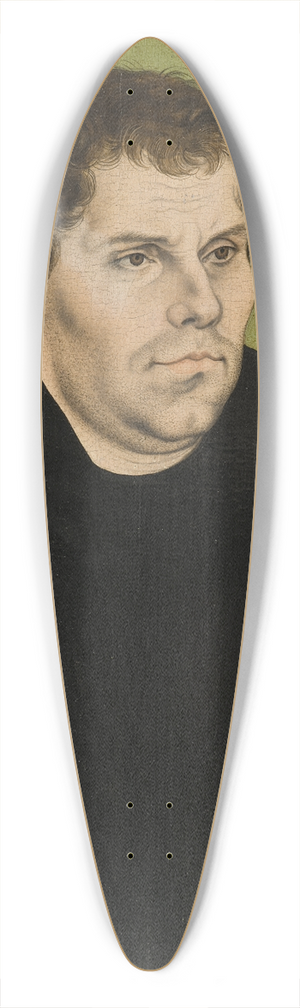 Lucas Cranach the Elder - Martin Luther 39.3 inch art pintail longboard deck