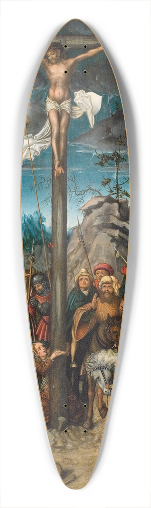Lucas Cranach the Elder - The Crucifixion 39.3 inch art pintail longboard deck
