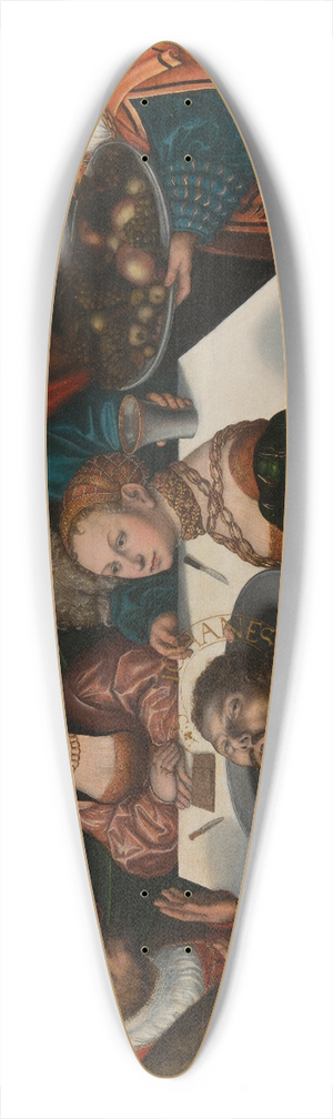 Lucas Cranach the Elder - The Feast of Herod 39.3 inch art pintail longboard deck