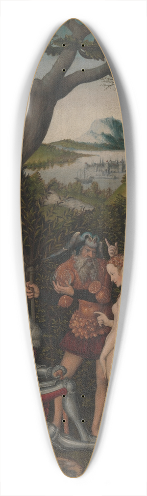 Lucas Cranach the Elder - The Judgment of Paris 39.3 inch art pintail longboard deck