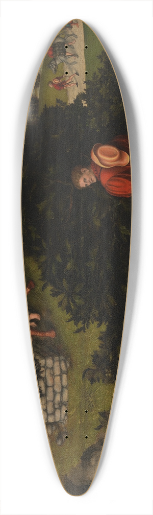 Lucas Cranach the Elder - The Sacrifice of Abraham 39.3 inch art pintail longboard deck