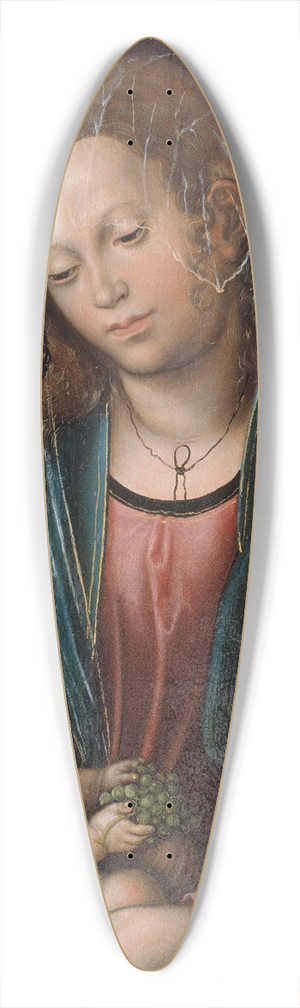 Lucas Cranach the Elder - Virgin and Child Adored by the Infant St John 39.3 inch art pintail longboard deck