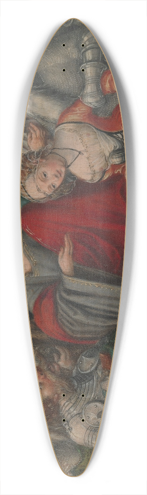 Lucas Cranach the Younger - Christ and the Adulteress 39.3 inch art pintail longboard deck