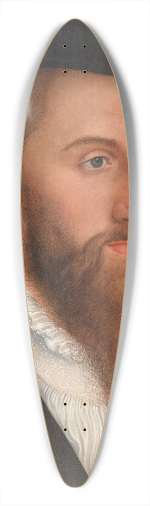 Lucas Cranach the Younger - Portrait of a Man 39.3 inch art pintail longboard deck