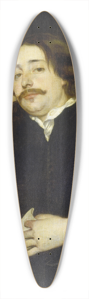 Lucas Franchoys the Younger - Portrait of a Man 39.3 inch art pintail longboard deck
