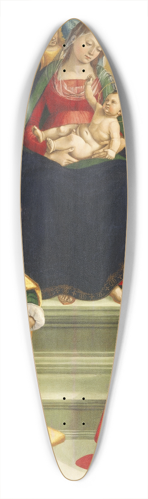 Luca Signorelli - Madonna and Child with Saints and Angels 39.3 inch art pintail longboard deck