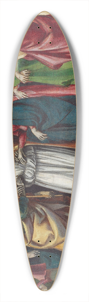 Luca Signorelli - The Marriage of the Virgin 39.3 inch art pintail longboard deck