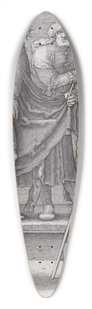 Lucas Van Leyden - Ecce Homo 39.3 inch art pintail longboard deck