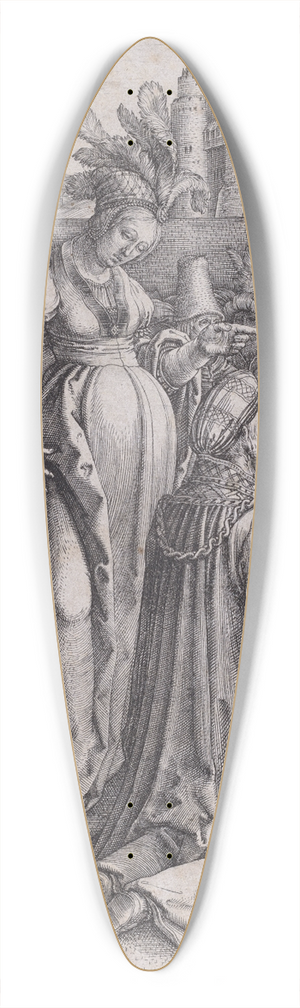 Lucas Van Leyden - Solomons Idolatry 39.3 inch art pintail longboard deck