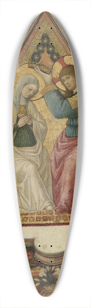 Lucchese Master - The Coronation of the Virgin 39.3 inch art pintail longboard deck