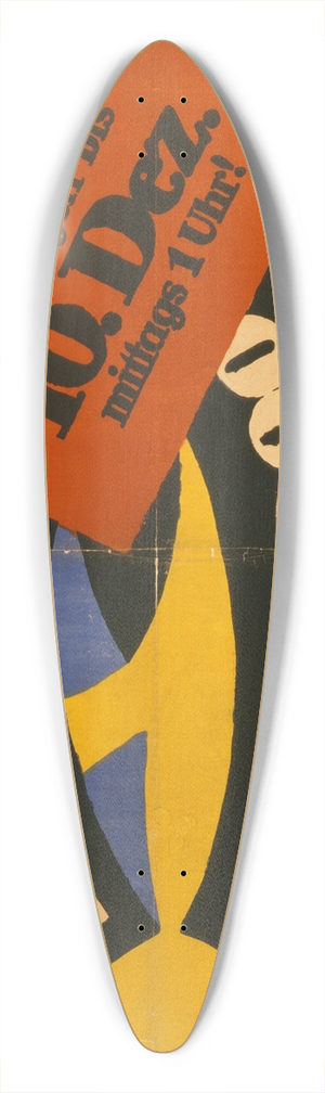 Lucian Bernhard - Spar-Prmienanleihe; 10 mal 1,000,000 jhrl. Hauptgewinne! 39.3 inch art pintail longboard deck