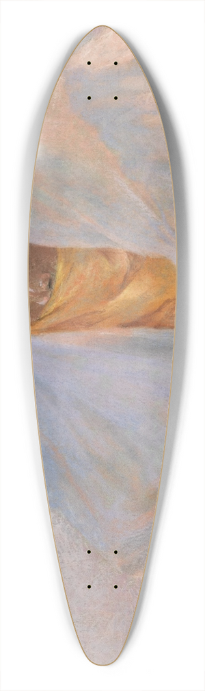 Lucien Lvy-Dhurmer - Lady of Marrakech 39.3 inch art pintail longboard deck