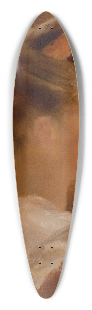 Lucien Lvy-Dhurmer - Portrait of a Lady 39.3 inch art pintail longboard deck