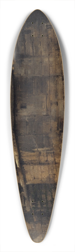 Lucien Mlingue - Les Cagnards de lHtel-Dieu 39.3 inch art pintail longboard deck