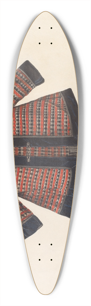 Lucien Verbeke - Childs Coat 39.3 inch art pintail longboard deck